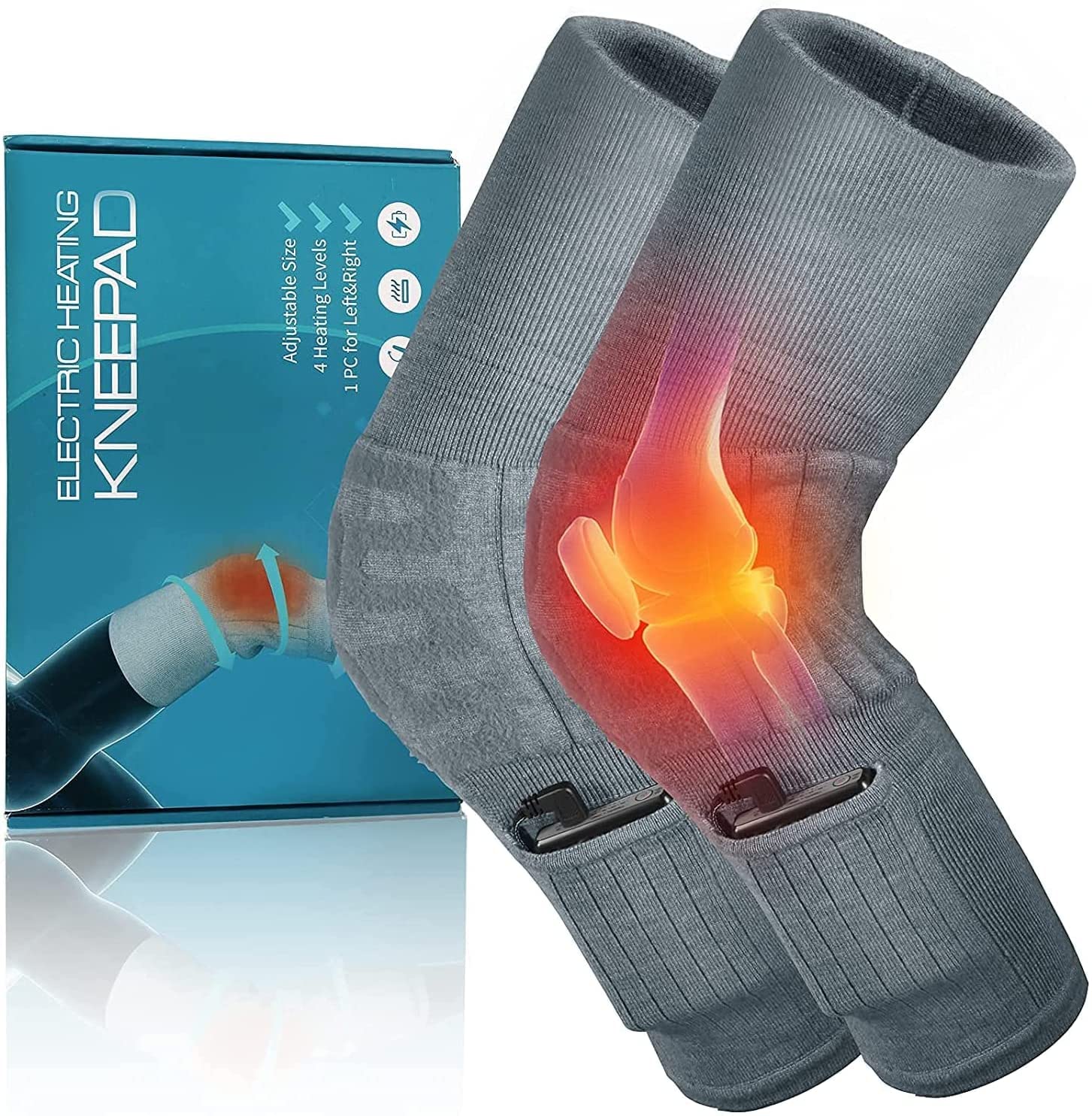 Quality electric heated knee wrap Designed For Varied Uses 